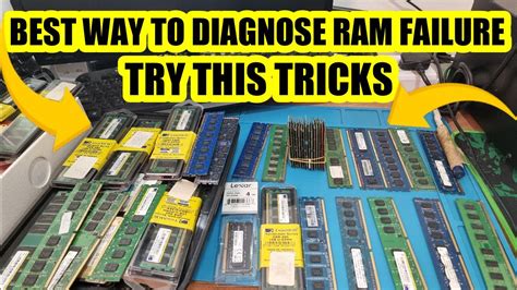 How to test RAM and find errors .